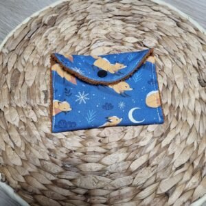 Pochette à savon Renards