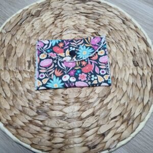 Pochette à savon Flower power