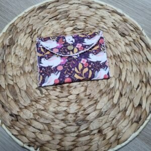 Pochette à savon Lapins fleuris