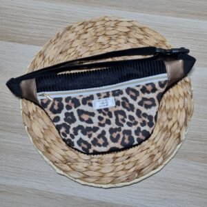 Sac banane Léopard Black/brown XS