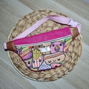 Sac banane XS Tutti Frutti fushia