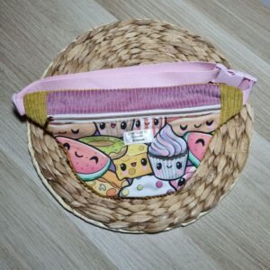 Sac banane XS Tutti Frutti vieux rose