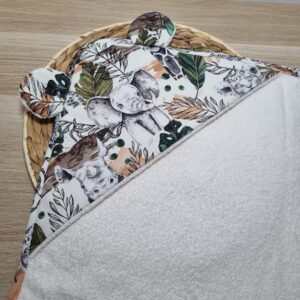 Sortie de bain Eléphant feuilles