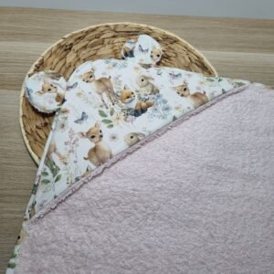 20260305_101108 Sortie de bain Forêt enchantée rose poudré