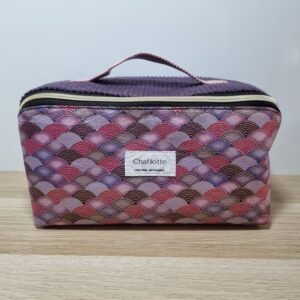 Trousse grande ouverture Éventails violets