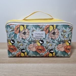 Trousse grande ouverture Mésanges jaune