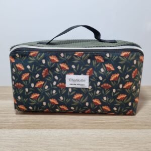 Trousse grande ouverture Fleurs Liloo