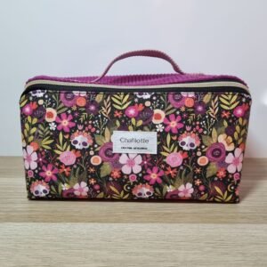 Trousse grande ouverture Skull Flower