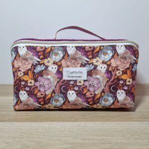 Trousse grande ouverture Chouettes