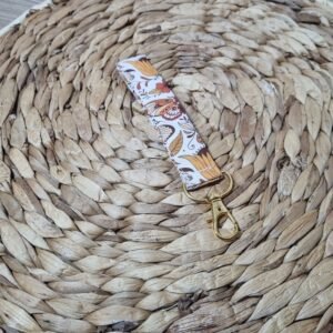 Porte clé dragonne papillon luna