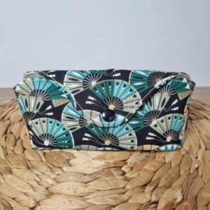 Etui à lunettes Eventails verts