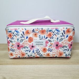 Trousse grande ouverture Fleurs aquarelles