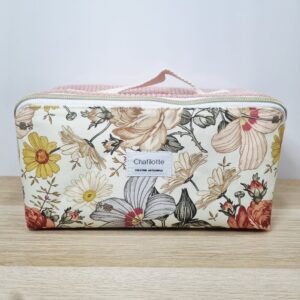 Trousse grande ouverture Fleurs vintages