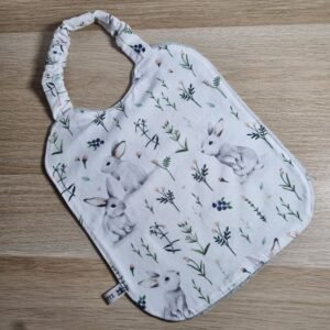 bavoir élastique Lapin blanc