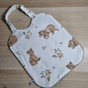Bavoir élastique Ours brun