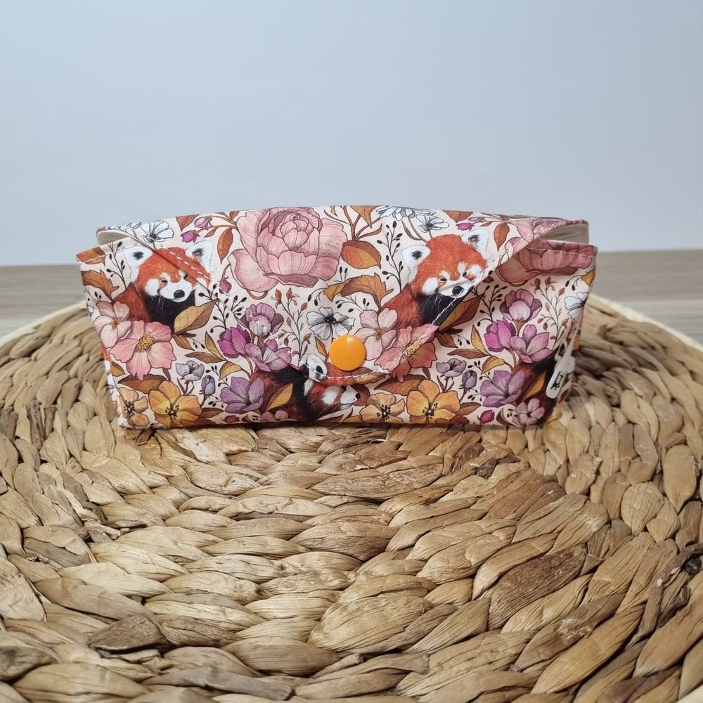 Etui à lunettes Panda roux