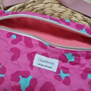 Sac banane Léopard flashy