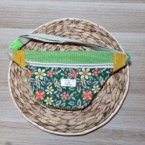 20260429_163547 Sac banane XS Fleurs vertes