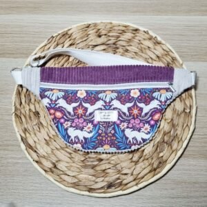 Sac banane XS Loups blancs