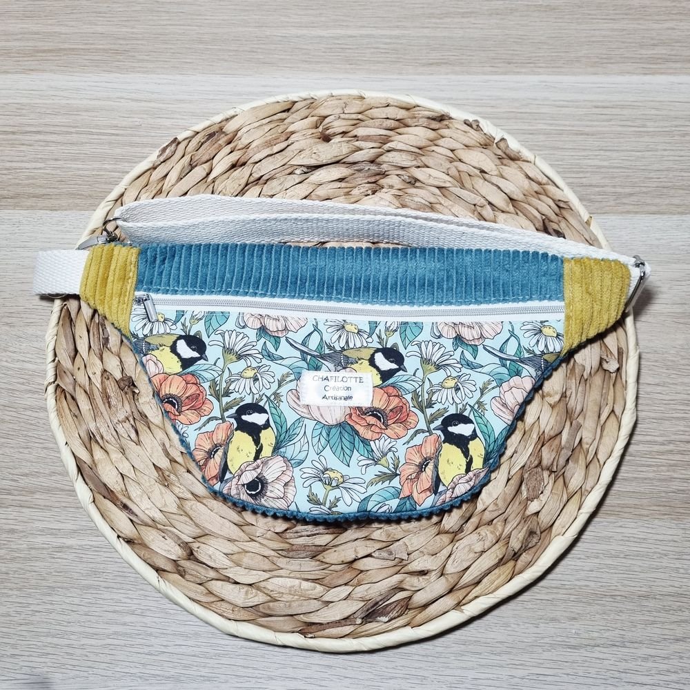 Sac banane XS Mésanges