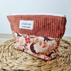 Pochette bicolore Loutres