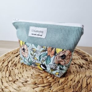 Pochette bicolore Mésanges