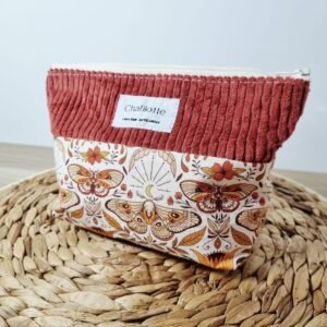 Pochette bicolore Papillon Luna