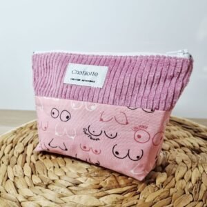 Pochette bicolore Boobs