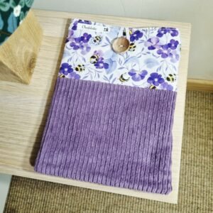 Pochette liseuse Boudons violets