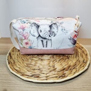 Trousse de naissance Elephants fleurs