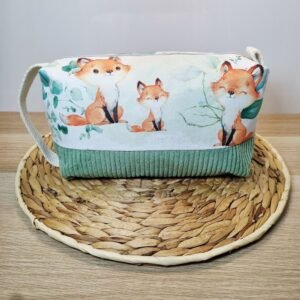 Trousse de naissance Renard vert