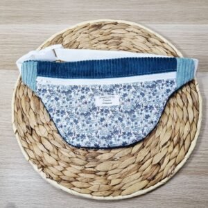 20260809_133422 Sac banane fleurs bleues