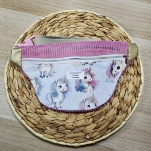 Sac banane Licorne dorée