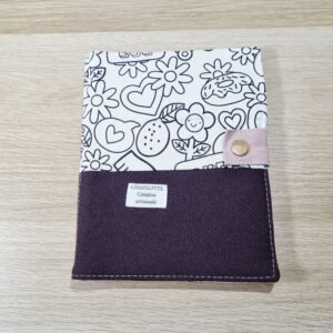 cahier de coloriage Cœur et fleur