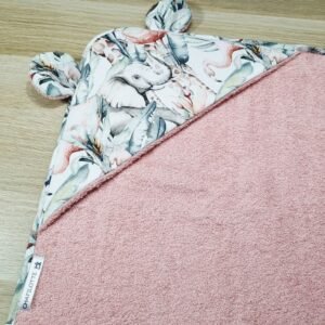 Sortie de bain Savane rose